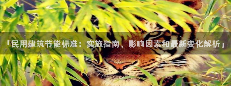 e尊国际客户端：「民用建筑节能标准：实施指南、影响因素和最新变化解析」