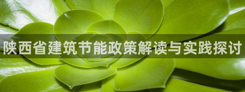 e尊国际平台：陕西省建筑节能政策解读与实践探讨