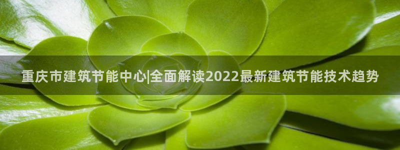 e尊官网：重庆市建筑节能中心|全面解读2022最新建筑节能技术趋势