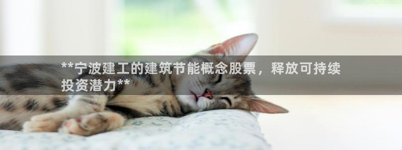 尊亿娱乐国际官网：**宁波建工的建筑节能概念股票，释放可持续
投资潜力**