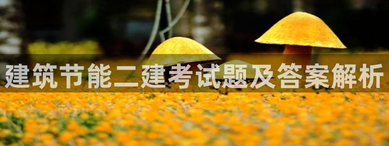 e尊国际平台：建筑节能二建考试题及答案解析