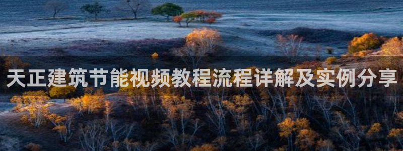 e尊国际娱乐官网地址：天正建筑节能视频教程流程详解及实例分享