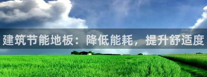 e尊国际地址：建筑节能地板：降低能耗，提升舒适度